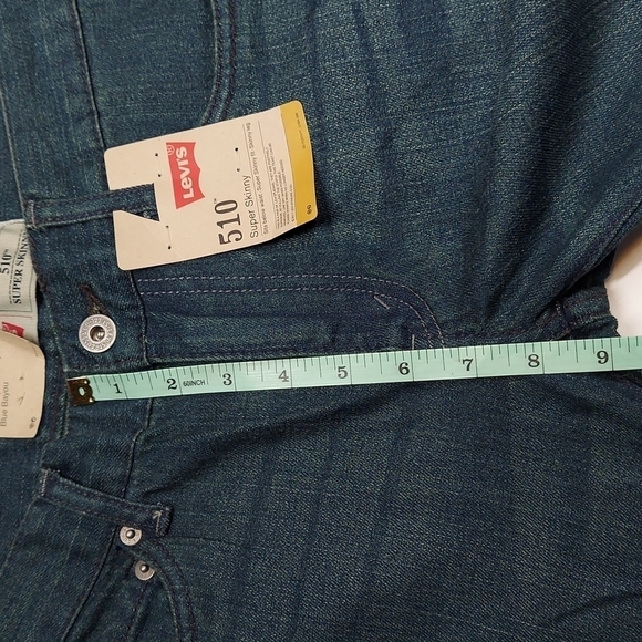 NWT Levi's 501 Super Skinny Blue Bayou W27XL27 - Picture 6 of 12